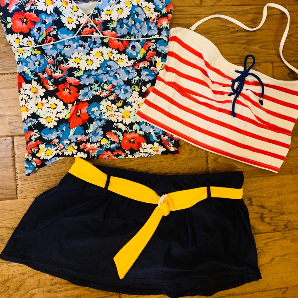 Land’s End/Nautica/Ralph Lauren tankini swim S/M - Picture 5 of 5
